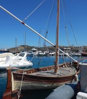 boot im hafen maddalena